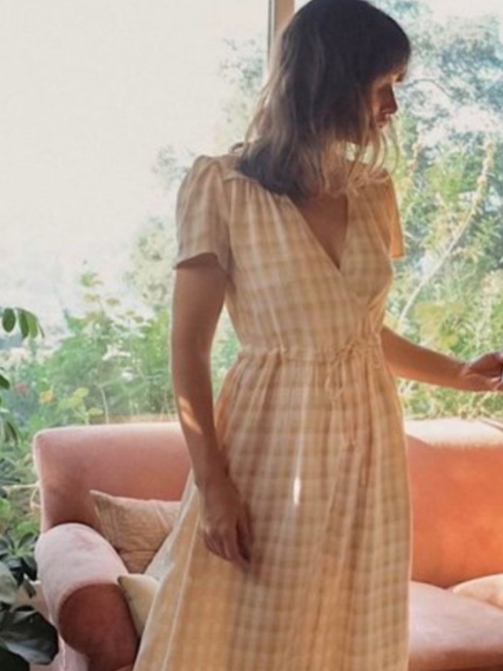 Christy Dawn honey gingham Dawn dress ~ S
